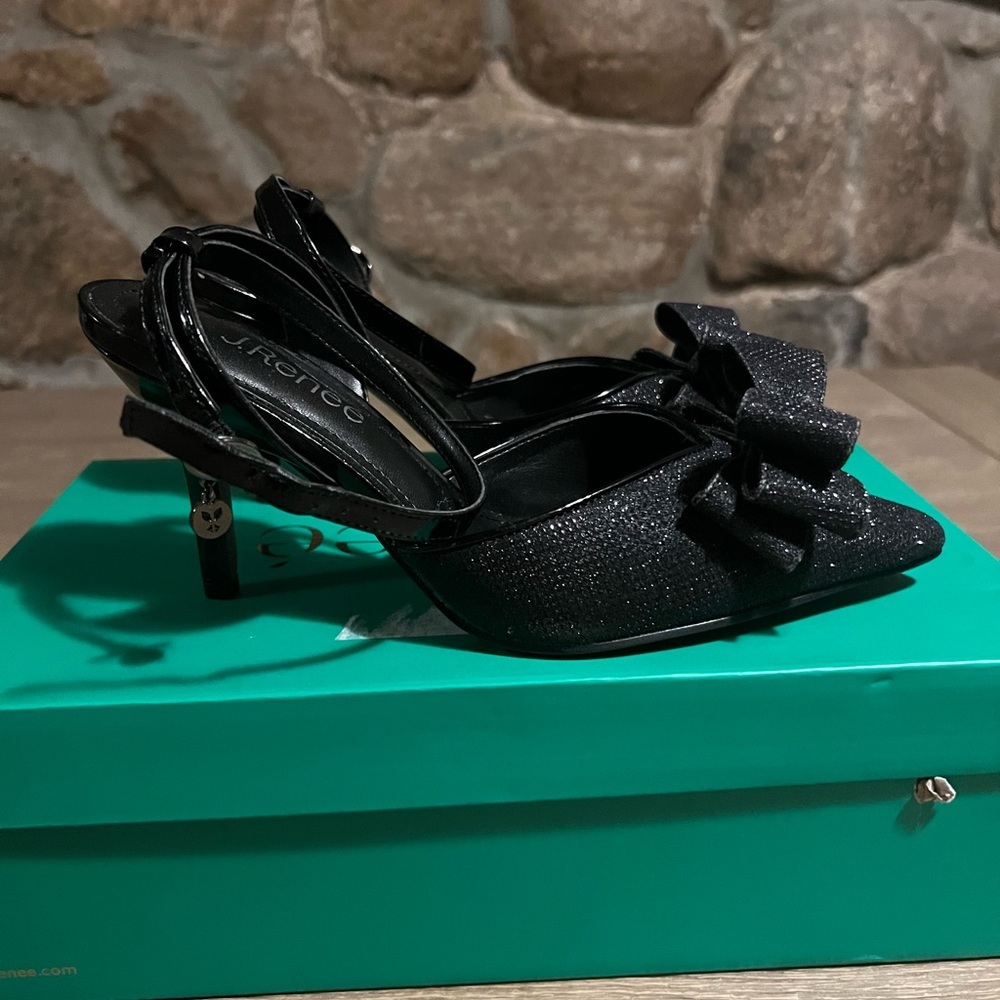 J. Renee Shanaya Slingback Heel Size 7 M - Picture 2 of 5